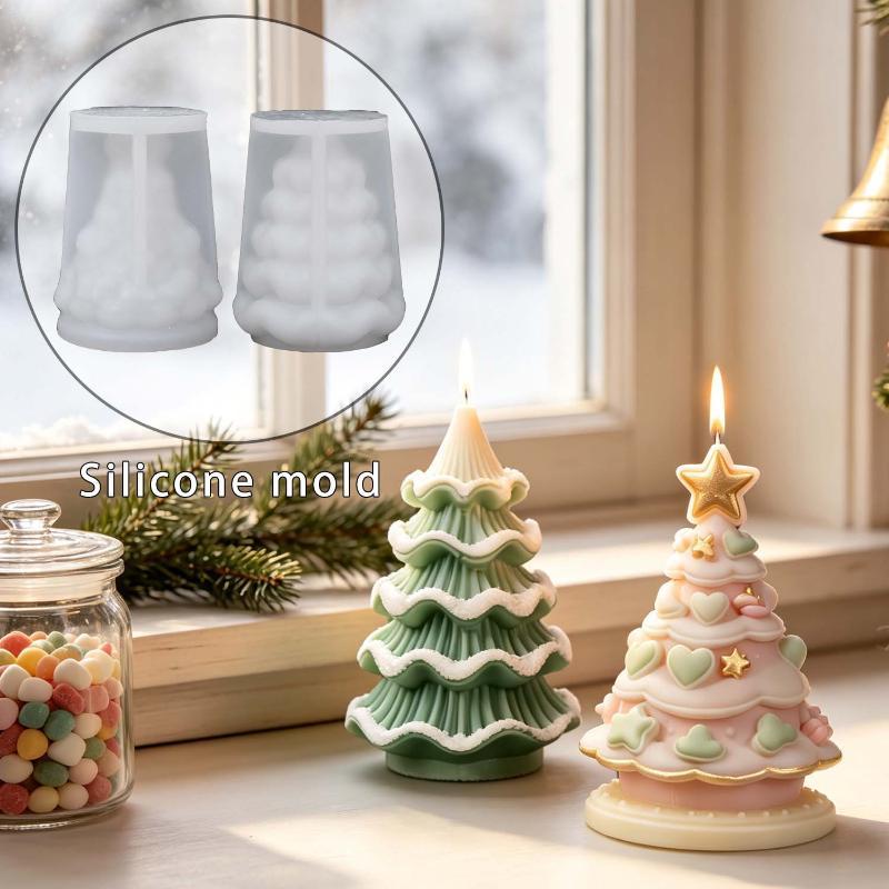Xmas Candle Making - Силиконовая форма для рождественской елки DIY: