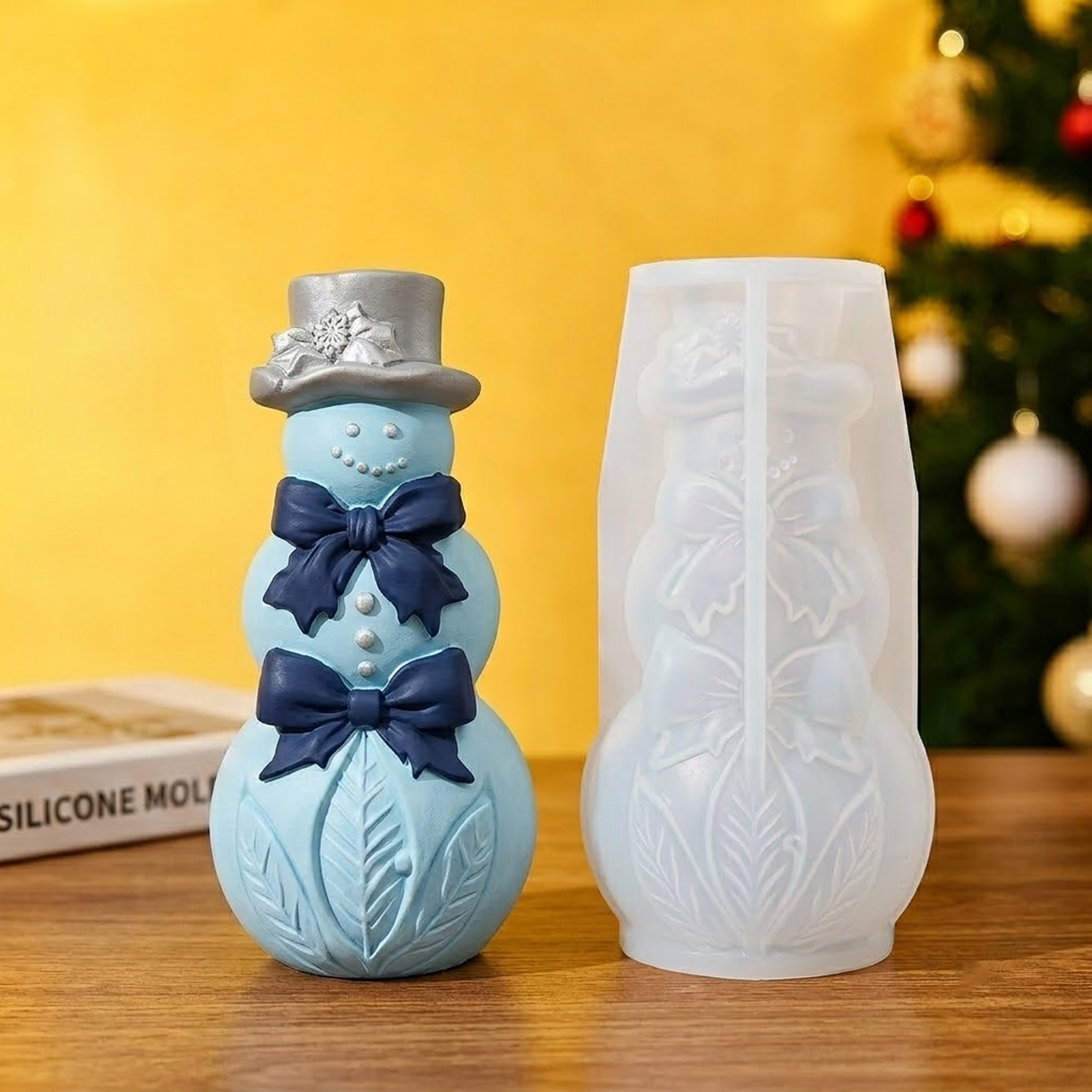 3D-форма для снежного человечк – обзор и цена Xmas Candle Making