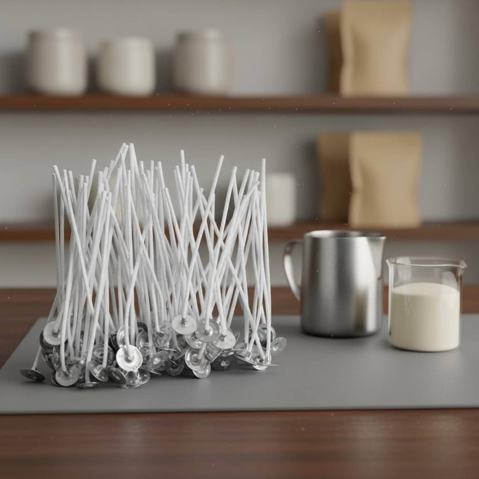 50 штук хлопковых фитилей для  – обзор и цена Cotton Wick Pre Tabbed