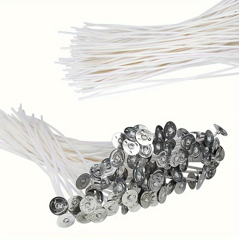 Фитили для свечей 6-20 см, 100 – обзор и цена Cotton Wick Pre Tabbed
