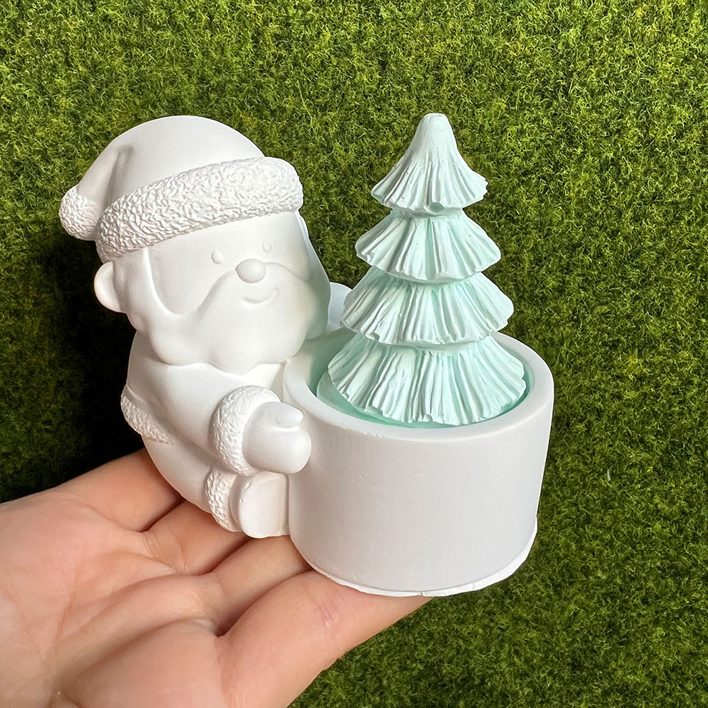 DIY Санта-Клаус подсвечник сил – обзор и цена Xmas Candle Making
