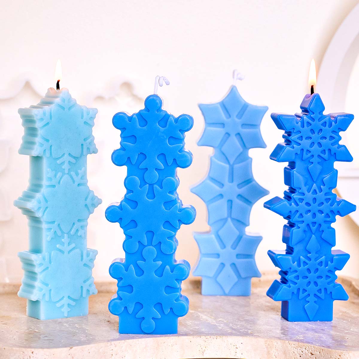 Рождественская форма для свече – обзор и цена Xmas Candle Making