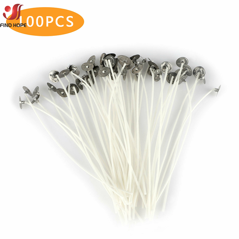 100 шт./пакет, бездымные фитил – обзор и цена Cotton Wick Pre Tabbed