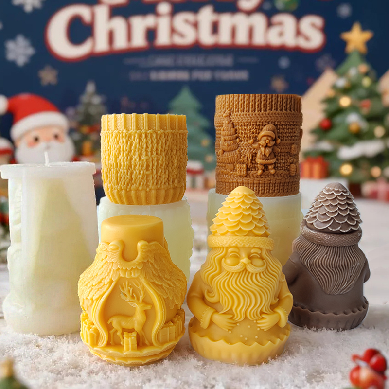 DIY Рождественская серия цилин – обзор и цена Xmas Candle Making