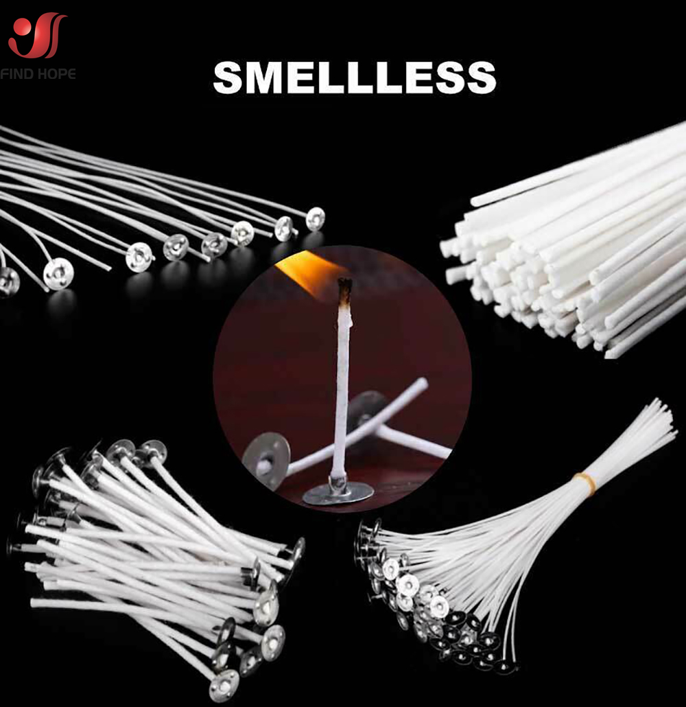 100 шт. бездымные фитили для с – обзор и цена Cotton Wick Pre Tabbed