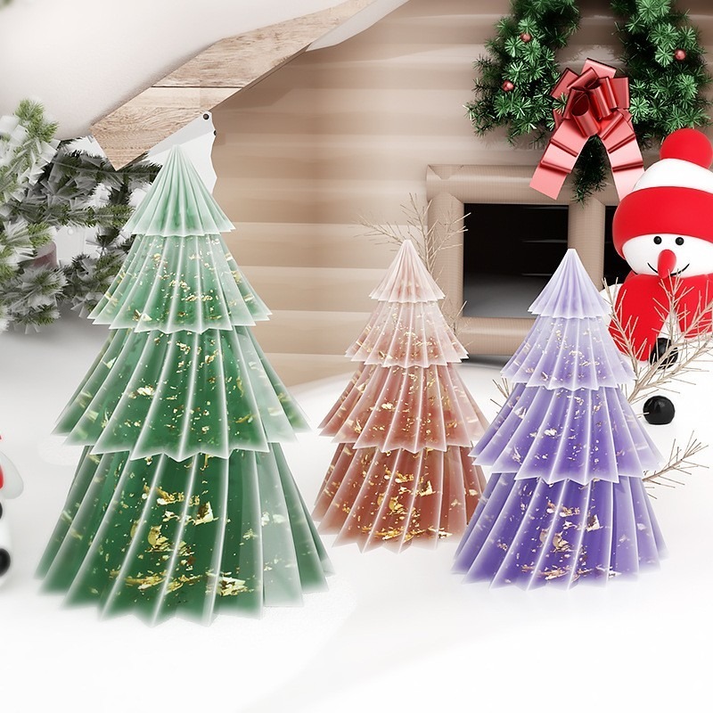 2 размера 3D-форм для рождеств – обзор и цена Xmas Candle Making