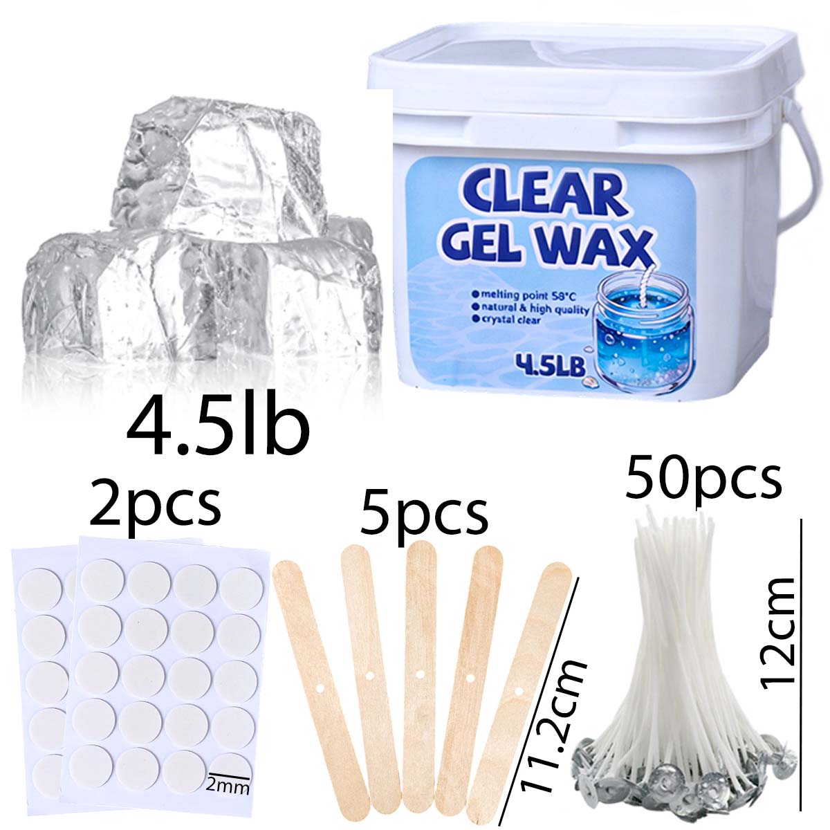 Набор прозрачного желеобразног – обзор и цена Candle Making Gel Wax